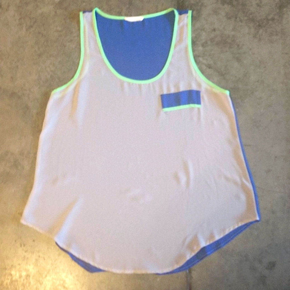 Color block tank